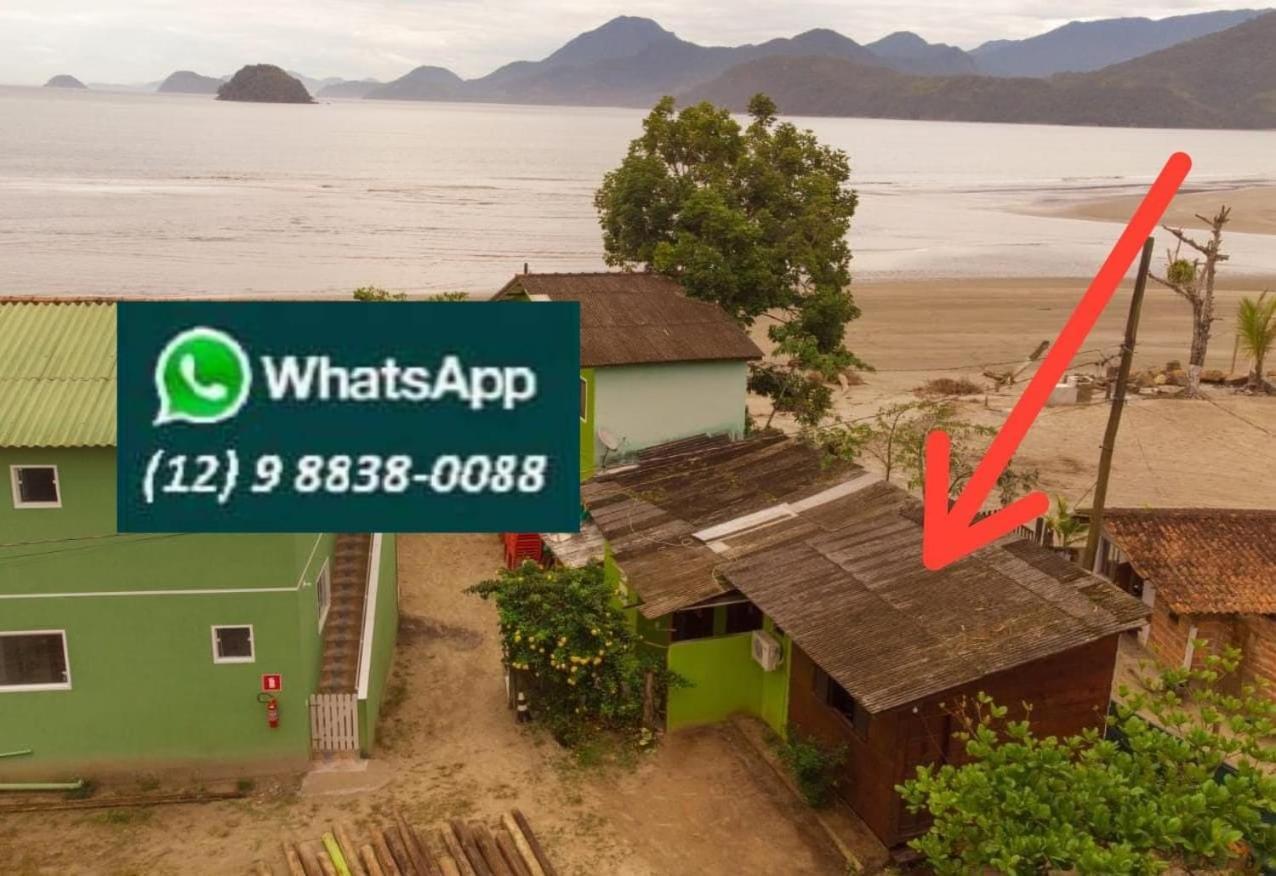 827 Chale Pe Na Areia, Completo Na Praia Do Estaleiro Em Ubatuba - 1 Dormitorio, 1 Banheiro, 1 Vaga De Garagem Exterior foto